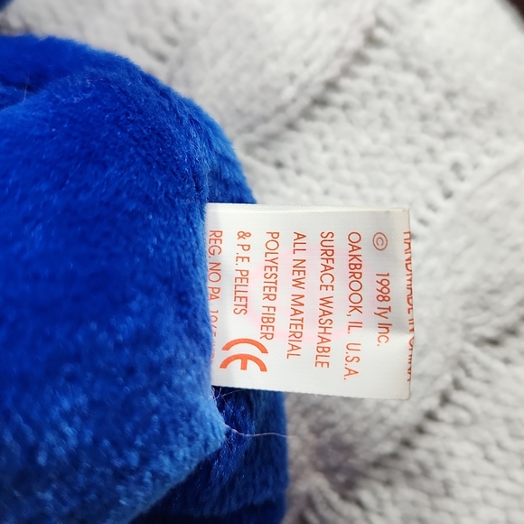 🕸Vintage Ty Beanie Babies Official Club Original " Clubby " Bear 1998 - Picture 9 of 12